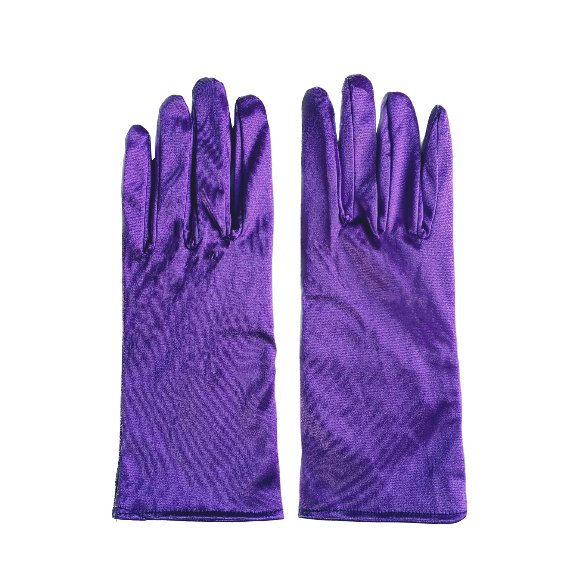 Bridal Wedding Gloves Short Satin Dress Gloves - Image 11
