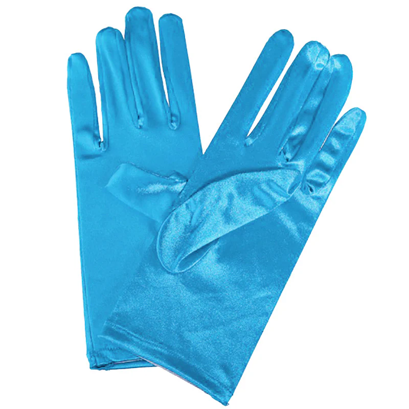 Bridal Wedding Gloves Short Satin Dress Gloves - Image 14