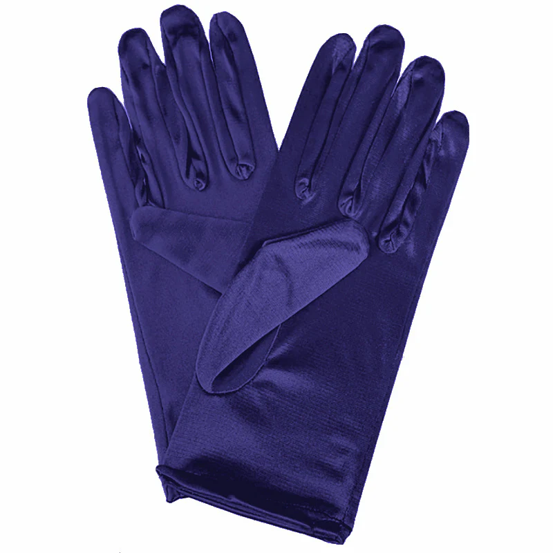 Bridal Wedding Gloves Short Satin Dress Gloves - Image 16