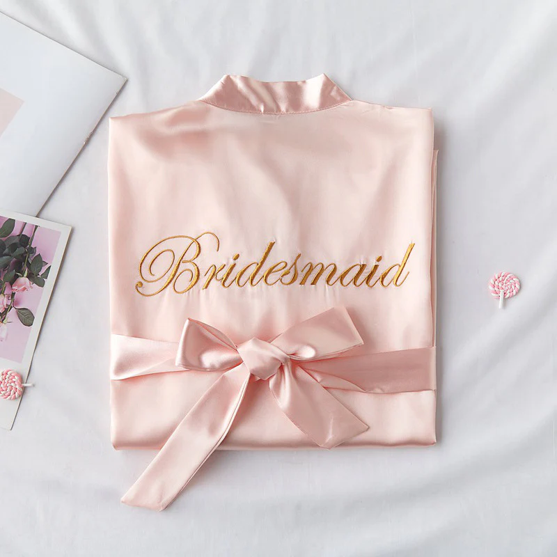 Bridesmaid Bridal Dressing Gown Night Gown - Image 18