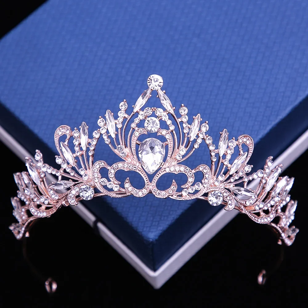 Quinceanera Crystal Tiara Party Crown Hair Accessory - Image 6