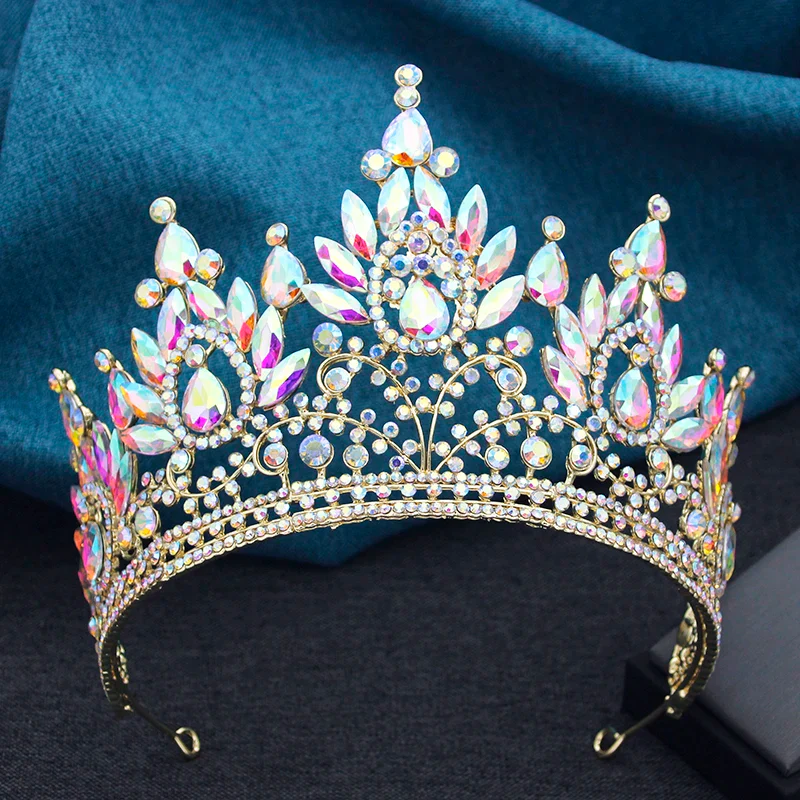 Quinceanera Crystal Tiara Princess Crown Hair Accessory - Image 8