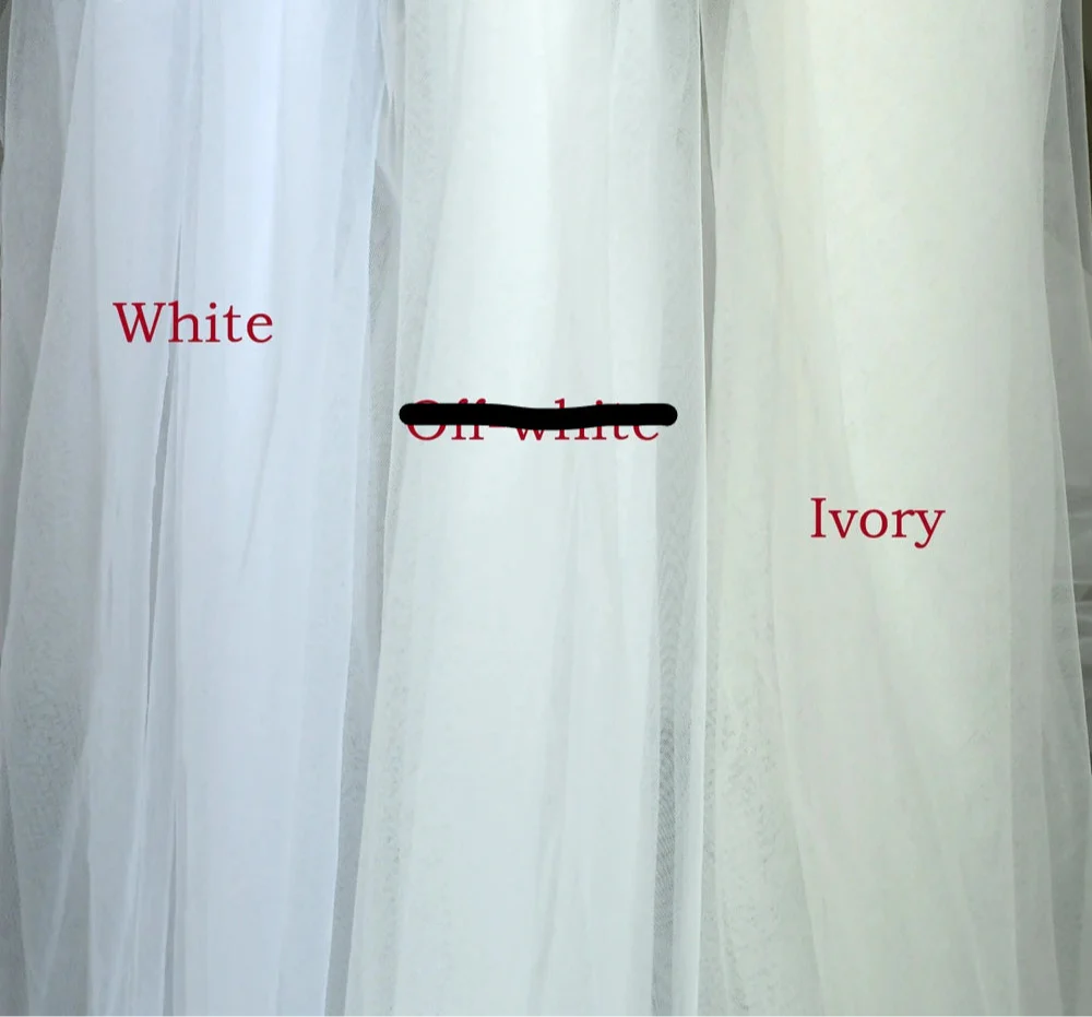 Wedding Veil  Pearl Crystals Edge Bridal Accessory Elbow Size - Image 8